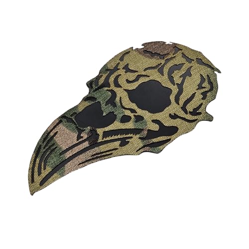 Norse Raven Skull Lasercut Viking Patch Tactical [Multicam] von LEGEEON