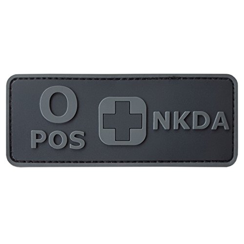 OPOS Blood Type NKDA ACU Subdued Tactical No Drugs Allergies PVC Rubber 3D Fastener Patch OPOS Blood Type NKDA ACU Subdued Tactical No Drugs Allergies PVC Rubber 3D Fastener Patch von LEGEEON