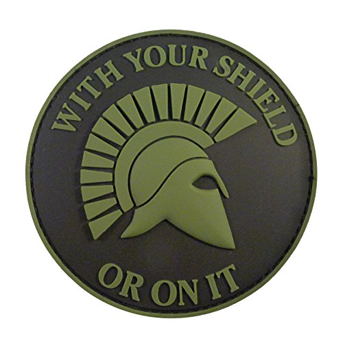 PVC Spartan kompatibel mit Velcro Aufnäher für Rucksäcke,Mützen Patches,Aufnäher für Caps,Spartaner Patch,Airsoft Patches,Taktische Patches,Morale Patches Klettversc (OD Green) PVC Spartan kompatibel mit Velcro Aufnäher für Rucksäcke,Mützen Patches,Aufnäher für Caps,Spartaner Patch,Airsoft Patches,Taktische Patches,Morale Patches Klettversc (OD Green) von LEGEEON