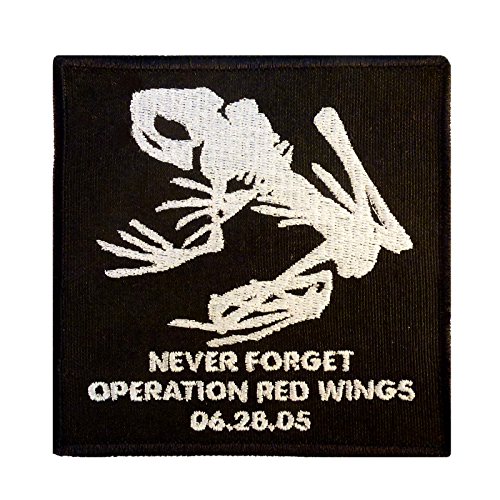 Operation Red Wings Never Forget Lone Survivor SDVT-1A Skull Frog Navy Seals Hook Patch von LEGEEON