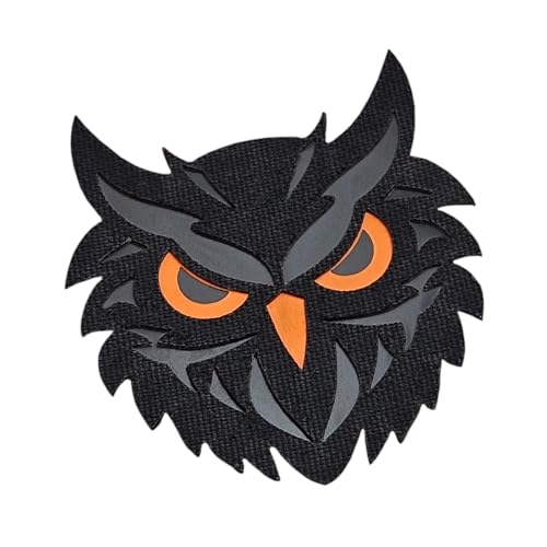 Owl Tactical Night Hunter Lasercut Patch Morale [Black] von LEGEEON