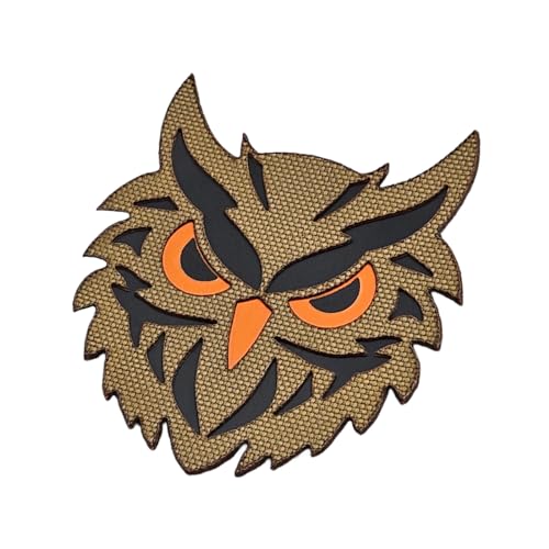 Owl Tactical Night Hunter Morale Lasercut Patch [Coyote Tan] von LEGEEON