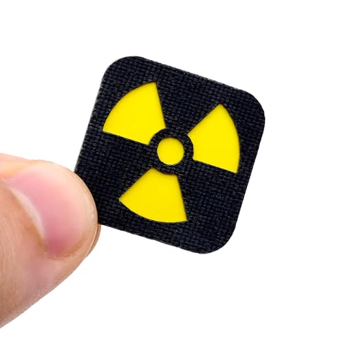 Radioaktives Symbol Tiny Patch 1x1 Cat Eye – Schwarz und Gelb Tactical Moral Patch Haken Rückseite für Hüte, Rucksäcke, Ausrüstung, EDC, Uniformen Radioaktives Symbol Tiny Patch 1x1 Cat Eye – Schwarz und Gelb Tactical Moral Patch Haken Rückseite für Hüte, Rucksäcke, Ausrüstung, EDC, Uniformen von LEGEEON