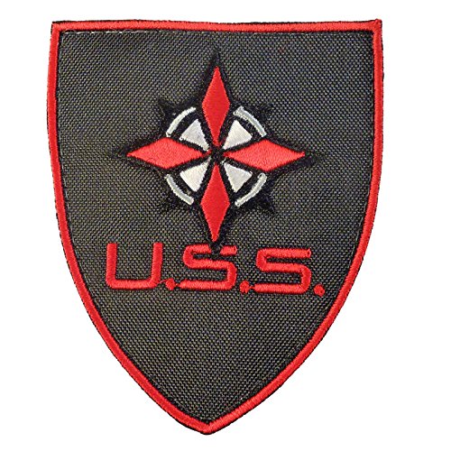 Resident Evil USS Logo Umbrella Security Op Raccoon City Embroidered Fastener Patch Resident Evil USS Logo Umbrella Security Op Raccoon City Embroidered Fastener Patch von LEGEEON
