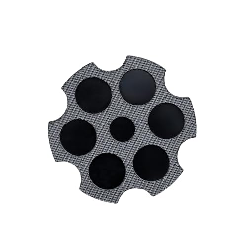 Revolver-Zylinder-Patch, taktischer Moral-Patch, Haken auf der Rückseite, für EDC-Ausrüstung, Rucksäcke, Plattenträger und Hüte, Schlaufenpaneele von LEGEEON
