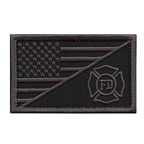 Schwarze Abzeichen Flagge USA Feuerwehr Abteilung ACU Gear Touch Fastener Patch Schwarze Abzeichen Flagge USA Feuerwehr Abteilung ACU Gear Touch Fastener Patch von LEGEEON