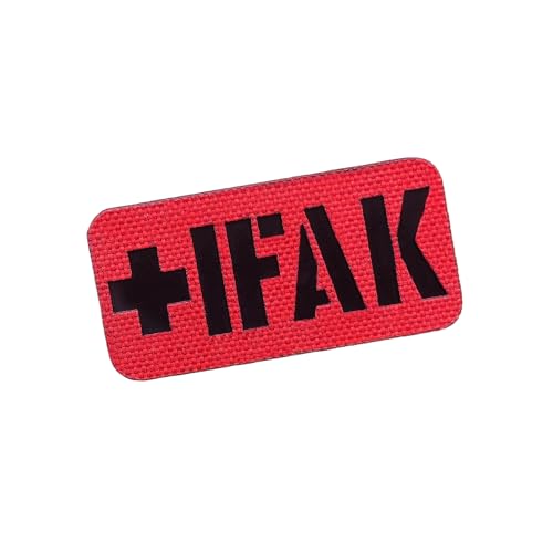 Taktischer Medical Cross Patch – Erste-Hilfe Patch, laser-geschnitten mit Klettverschluss, für IFAK, EMT-Tasche, Medic Gear (Rot-Schwarz) Taktischer Medical Cross Patch – Erste-Hilfe Patch, laser-geschnitten mit Klettverschluss, für IFAK, EMT-Tasche, Medic Gear (Rot-Schwarz) von LEGEEON