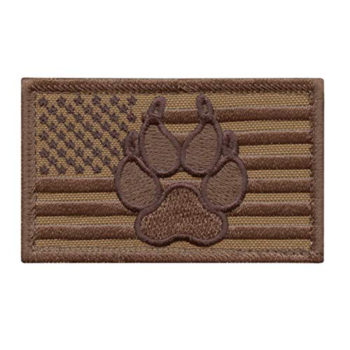 Tan USA American Flag K-9 Patch - Hunde Patches für Geschirr,Dog Handler Coyote Brown Morale Tactical Embroidery Touch Fastener Patch kompatibel mit Velcro Patches Klett Klettpatch Militär Tan USA American Flag K-9 Patch - Hunde Patches für Geschirr,Dog Handler Coyote Brown Morale Tactical Embroidery Touch Fastener Patch kompatibel mit Velcro Patches Klett Klettpatch Militär von LEGEEON