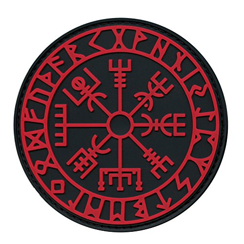 Vegvisir Viking Compass Norse Rune Morale Tactical PVC Rubber Fastener Patch von LEGEEON