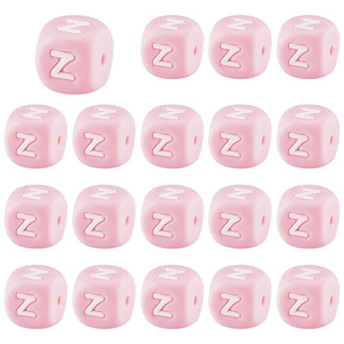 LEGENTLISUR 20 Stück Silikon Buchstabenperlen 12mm Quadratisch Würfel Alphabet Silikonperlen Für Freundschaftsarmbänder Wörter Halsketten Schlüsselanhänger Schmuck Basteln DIY Projekte (Buchstabe Z) LEGENTLISUR 20 Stück Silikon Buchstabenperlen 12mm Quadratisch Würfel Alphabet Silikonperlen Für Freundschaftsarmbänder Wörter Halsketten Schlüsselanhänger Schmuck Basteln DIY Projekte (Buchstabe Z) von LEGENTLISUR