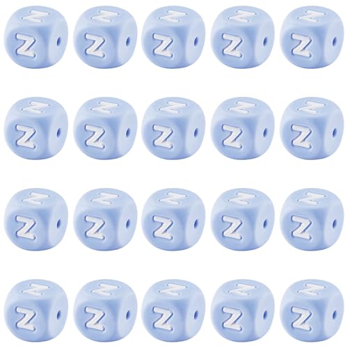 LEGENTLISUR 20 Stück Silikon Buchstabenperlen 12mm Quadratisch Würfel Alphabet Silikonperlen Für Freundschaftsarmbänder Wörter Halsketten Schlüsselanhänger Schmuck Basteln DIY Projekte (Buchstabe Z) LEGENTLISUR 20 Stück Silikon Buchstabenperlen 12mm Quadratisch Würfel Alphabet Silikonperlen Für Freundschaftsarmbänder Wörter Halsketten Schlüsselanhänger Schmuck Basteln DIY Projekte (Buchstabe Z) von LEGENTLISUR