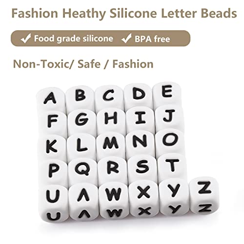 LEGENTLISUR 20 Stück Silikon Buchstabenperlen 12mm Quadratische Würfel Weiße Alphabet Lose Perlen Für Freundschaftsarmbänder Wörter Schlüsselanhänger Schmuck Basteln DIY Projekte (Buchstabe F) LEGENTLISUR 20 Stück Silikon Buchstabenperlen 12mm Quadratische Würfel Weiße Alphabet Lose Perlen Für Freundschaftsarmbänder Wörter Schlüsselanhänger Schmuck Basteln DIY Projekte (Buchstabe F) von LEGENTLISUR