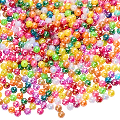 LEGENTLISUR 480–500 Stück Undurchsichtige Farbige Acrylperlen zur Schmuckherstellung Kleine Kaugummiperlen in Großen Mengen für Stifte DIY-Armbänder Halsketten und Andere Accessoires LEGENTLISUR 480–500 Stück Undurchsichtige Farbige Acrylperlen zur Schmuckherstellung Kleine Kaugummiperlen in Großen Mengen für Stifte DIY-Armbänder Halsketten und Andere Accessoires von LEGENTLISUR