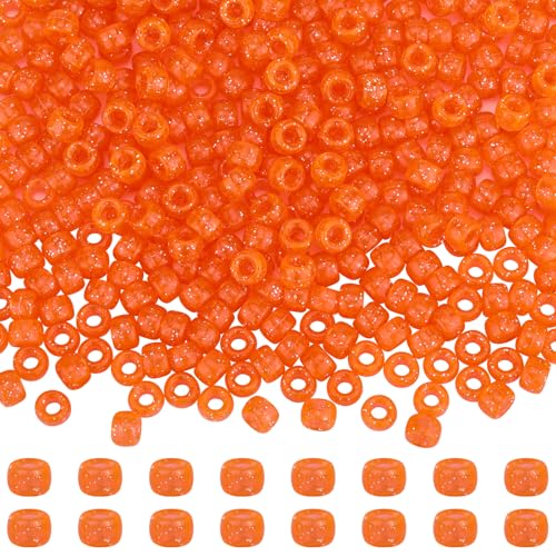 LEGENTLISUR 500 Stück Koralle Orange Glitzernde Ponyperlen Glitzer Kandi Perlen Für Freundschaftsarmbänder Schmuckherstellung Bastelprojekte LEGENTLISUR 500 Stück Koralle Orange Glitzernde Ponyperlen Glitzer Kandi Perlen Für Freundschaftsarmbänder Schmuckherstellung Bastelprojekte von LEGENTLISUR