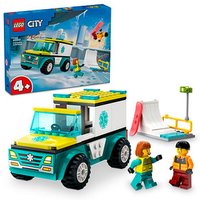LEGO® City 60403 Rettungswagen und Snowboarder Bausatz von lego®