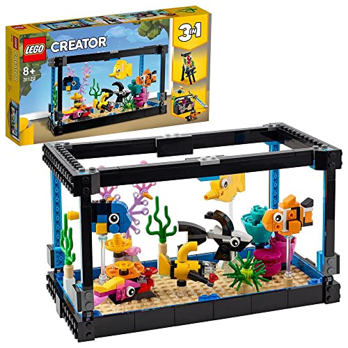 LEGO 31122 Creator 3 in 1 Aquarium Staffelei & Schatztruhe | 3 Modelle in 1 Set von LEGO