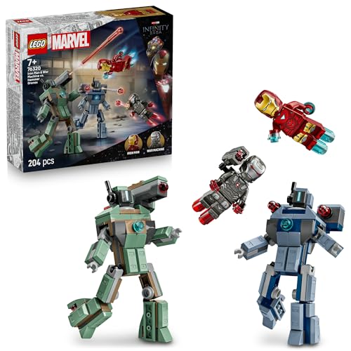 LEGO ǀ Marvel Iron Man & War Machine vs. Hammer-Drohnen - Superhelden Spielzeug für Jungen und Mädchen - Minifiguren zum Bauen und Spielen - Kreatives Geschenk für Kinder ab 7 Jahren - 76320 LEGO ǀ Marvel Iron Man & War Machine vs. Hammer-Drohnen - Superhelden Spielzeug für Jungen und Mädchen - Minifiguren zum Bauen und Spielen - Kreatives Geschenk für Kinder ab 7 Jahren - 76320 von LEGO