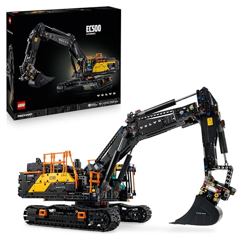 LEGO Technic Volvo EC500 Hybrid-Bagger – Spielzeug Automodell mit Motor für Erwachsene – mit beweglichem Ausleger, Kettenantrieb sowie austauschbarem Hammer und Schaufel – Geschenkidee – 42215 LEGO Technic Volvo EC500 Hybrid-Bagger – Spielzeug Automodell mit Motor für Erwachsene – mit beweglichem Ausleger, Kettenantrieb sowie austauschbarem Hammer und Schaufel – Geschenkidee – 42215 von LEGO
