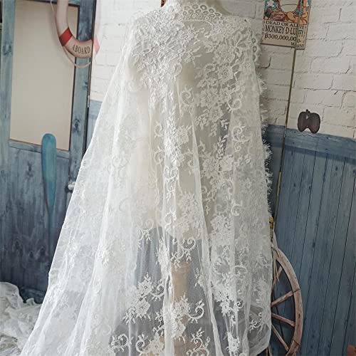 300x150 cm weicher Spitzenstoff, französische Chantilly-Wimpern, Spitzenbesatz, Band für Blumen, Brautkleid, Hochzeitskleid, Blume, afrikanische Spitze, Tischdecke, DIY, Heimdekoration, Blume 4 300x150 cm weicher Spitzenstoff, französische Chantilly-Wimpern, Spitzenbesatz, Band für Blumen, Brautkleid, Hochzeitskleid, Blume, afrikanische Spitze, Tischdecke, DIY, Heimdekoration, Blume 4 von LEIDE