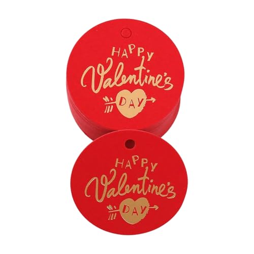 100 Stück Herz/rund Geformte Kartonbezeichnungen Valentinstag Heißstempelkarten Anhänger Geschenkverpackungszubehör 100 Stück Herz/rund Geformte Kartonbezeichnungen Valentinstag Heißstempelkarten Anhänger Geschenkverpackungszubehör von LEIDJGUN