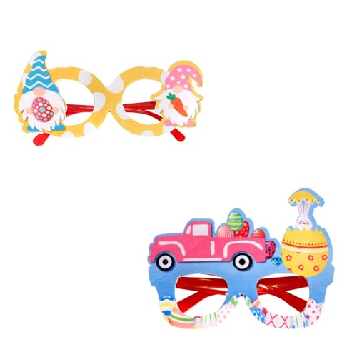 LEIDJGUN Brillenrahmen mit Ostermotiv für Ostern, Feiern, Partyzubehör, geeignet für Kinder und Erwachsene von LEIDJGUN
