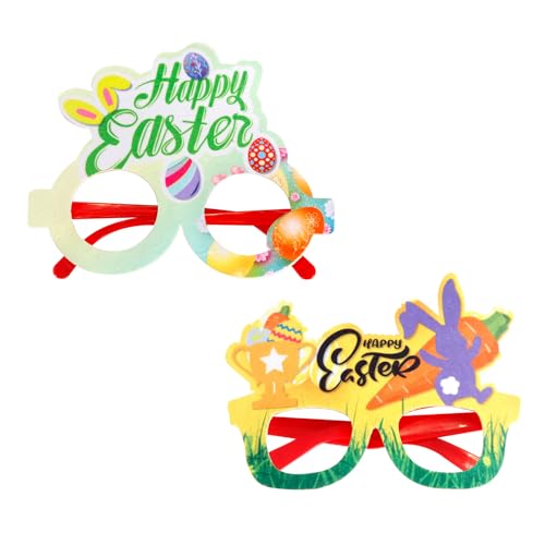 LEIDJGUN Brillenrahmen mit Ostermotiv für Ostern, Feiern, Partyzubehör, geeignet für Kinder und Erwachsene LEIDJGUN Brillenrahmen mit Ostermotiv für Ostern, Feiern, Partyzubehör, geeignet für Kinder und Erwachsene von LEIDJGUN