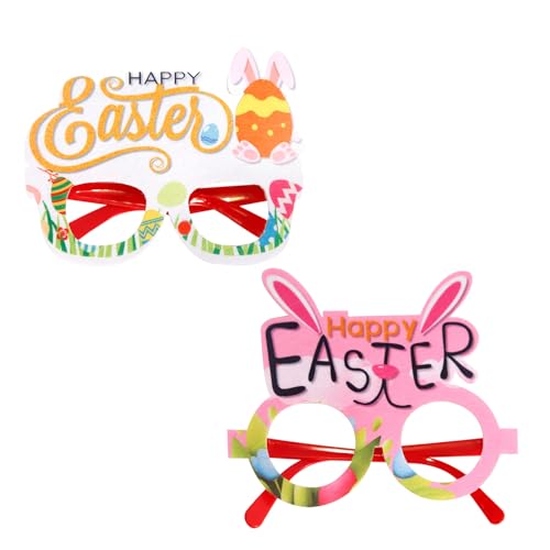 LEIDJGUN Brillenrahmen mit Ostermotiv für Ostern, Feiern, Partyzubehör, geeignet für Kinder und Erwachsene LEIDJGUN Brillenrahmen mit Ostermotiv für Ostern, Feiern, Partyzubehör, geeignet für Kinder und Erwachsene von LEIDJGUN