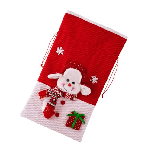 LEIDJGUN Modische Weihnachtsmann-Geschenktasche, weicher Strickstoff, tragbares Zubehör für stabile Aufbewahrungslösung für Urlaubsgeschenk LEIDJGUN Modische Weihnachtsmann-Geschenktasche, weicher Strickstoff, tragbares Zubehör für stabile Aufbewahrungslösung für Urlaubsgeschenk von LEIDJGUN