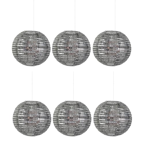 LEIDJGUN Set mit 6 funkelnden Pailletten, Ornament, einzigartige hängende Papierlampe für Partys und Hochzeiten, Beleuchtungszubehör LEIDJGUN Set mit 6 funkelnden Pailletten, Ornament, einzigartige hängende Papierlampe für Partys und Hochzeiten, Beleuchtungszubehör von LEIDJGUN
