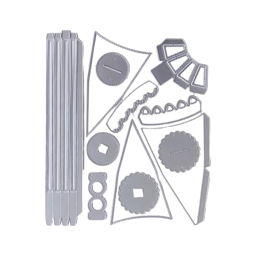 Metall-Stanzformen, 3D-Regenschirm, Stanzschablonen, Prägeschablonen für Alben, Scrapbooking, Papierkarten, Dekoration von LEIDJGUN