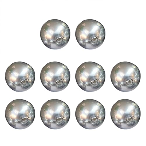 Multifunktions-Perlen, 12 mm, Mode-Accessoires, rund, handgefertigt, ABS/Harz-Textur, 10 Stück von LEIDJGUN