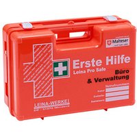 LEINA-WERKE Erste-Hilfe-Koffer Pro Safe Büro & Verwaltung DIN 13157 orange von LEINA-WERKE