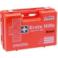 LEINA-WERKE Erste-Hilfe-Koffer Pro Safe Metall DIN 13157 orange von LEINA-WERKE
