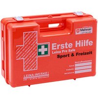 LEINA-WERKE Erste-Hilfe-Koffer Pro Safe Sport & Freizeit DIN 13157 orange von LEINA-WERKE