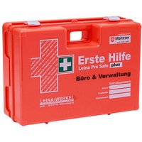 LEINA-WERKE Erste-Hilfe-Koffer Pro Safe plus Büro & Verwaltung DIN 13169 orange von LEINA-WERKE