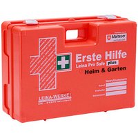 LEINA-WERKE Erste-Hilfe-Koffer Pro Safe plus Heim & Garten DIN 13169 orange von LEINA-WERKE