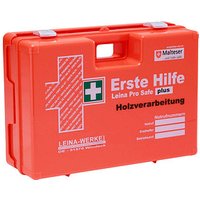 LEINA-WERKE Erste-Hilfe-Koffer Pro Safe plus Holzverarbeitung DIN 13169 orange von LEINA-WERKE