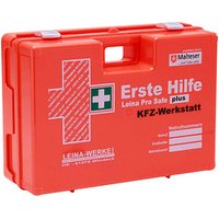 LEINA-WERKE Erste-Hilfe-Koffer Pro Safe plus KFZ-Werkstatt DIN 13169 orange von LEINA-WERKE