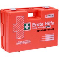 LEINA-WERKE Erste-Hilfe-Koffer Pro Safe plus Sport & Freizeit DIN 13169 orange von LEINA-WERKE