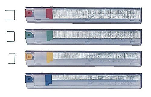 Heftklammern K12 26/12 verz. LEITZ 5594-00-00 1050St rot von LEITZ