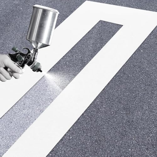 Parkplatzschablone, Parkplatz-Linien-Schablone, Faltbare Wiederverwendbare Drahtschablone, Silikon, faltbar, Schablone Schablone Schablone für Asphalt Beton Straßenoberflächen Spritzlackierung Parkplatzschablone, Parkplatz-Linien-Schablone, Faltbare Wiederverwendbare Drahtschablone, Silikon, faltbar, Schablone Schablone Schablone für Asphalt Beton Straßenoberflächen Spritzlackierung von LEKEFETO