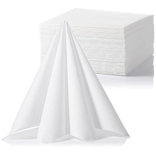 LEKOCH 50 PCS Einweg Servietten Weiß, Air Laid Stoffähnlich Servietten Für Hochzeit Premium QUALITÄT,40x40 LEKOCH 50 PCS Einweg Servietten Weiß, Air Laid Stoffähnlich Servietten Für Hochzeit Premium QUALITÄT,40x40 von LEKOCH