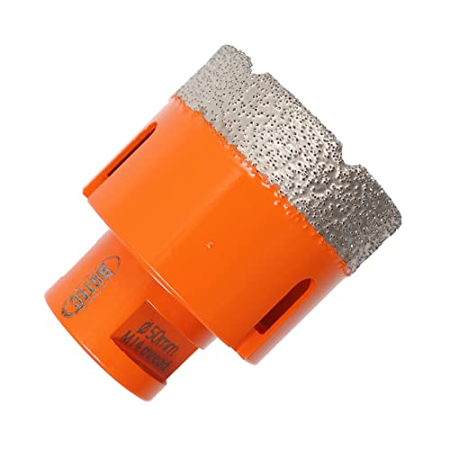 Diamant Bohrkrone 50mm Fliesenbohrer für Porzellan Keramik Fliese Granit Marmor - M14 Gewinde für Winkelschleifer Diamant Bohrkrone 50mm Fliesenbohrer für Porzellan Keramik Fliese Granit Marmor - M14 Gewinde für Winkelschleifer von LEKOMESH
