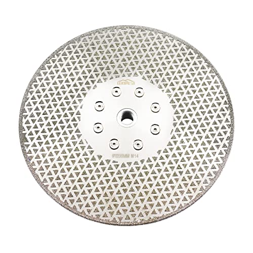 Diamant Fliesen Sägeblatt 230MM LEKOMESH - Doppelseitig Diamant-Trennscheibe für Granit,Marmor,Porzellan,Keramik,Kachel,Kunststein,M14 Gewinde für Winkelschleifer Diamant Fliesen Sägeblatt 230MM LEKOMESH - Doppelseitig Diamant-Trennscheibe für Granit,Marmor,Porzellan,Keramik,Kachel,Kunststein,M14 Gewinde für Winkelschleifer von LEKOMESH