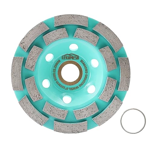 Diamant Schleifscheibe 100mm - Doppelreihe Diamant Schleiftopf für Beton, Granit, Marmor, Mauerwerk, Betonschleiftopf, LEKOMESH Diamant Schleifscheibe 100mm - Doppelreihe Diamant Schleiftopf für Beton, Granit, Marmor, Mauerwerk, Betonschleiftopf, LEKOMESH von LEKOMESH