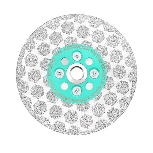 LEKOMESH Diamant Trennscheibe 125mm - Diamant Fliesenscheibe Diamantscheibe 125mm Doppelseitige zum Schneiden Schleifen von Porzellan Keramik Fliesen Marmor Granit Kunststein, M14 Gewinde LEKOMESH Diamant Trennscheibe 125mm - Diamant Fliesenscheibe Diamantscheibe 125mm Doppelseitige zum Schneiden Schleifen von Porzellan Keramik Fliesen Marmor Granit Kunststein, M14 Gewinde von LEKOMESH