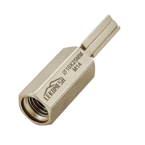 LEKOMESH Hartmetall Fugenfräser 10 mm - Mörtel Hakenbohrer mit M14 Gewinde für Mauerwerk, Mörtelentfernung, Mauerwerk, Stein, Mörtel-Rechenbohrer, Beton-Winkelschleifer-Bit LEKOMESH Hartmetall Fugenfräser 10 mm - Mörtel Hakenbohrer mit M14 Gewinde für Mauerwerk, Mörtelentfernung, Mauerwerk, Stein, Mörtel-Rechenbohrer, Beton-Winkelschleifer-Bit von LEKOMESH