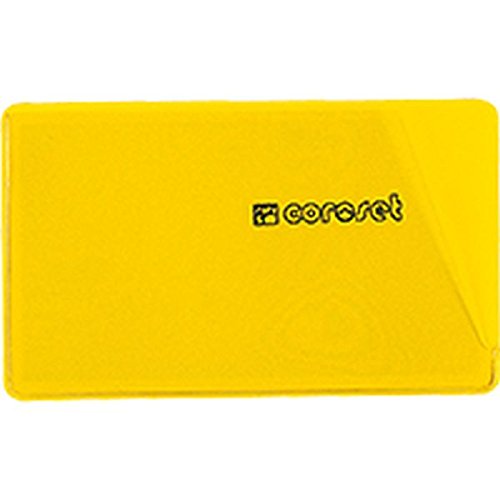 coroset® magnetische Etikettenhalter, gelb, 120x40mm, 100/VE von LEMAX
