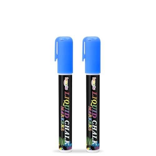 LEMEITU Flüssigkreide-Marker, 6 mm, Kreidestifte mit wendbarer Spitze, für Tafel, Kreidetafelschilder, Glasfenster, Abschlussfeier, 16 mm, Blau LEMEITU Flüssigkreide-Marker, 6 mm, Kreidestifte mit wendbarer Spitze, für Tafel, Kreidetafelschilder, Glasfenster, Abschlussfeier, 16 mm, Blau von LEMEITU