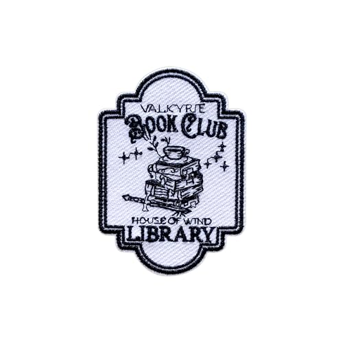 LEMEPINZ Acotar Book Club House of Wind Library Patch, Größe 7,6 cm, zum Aufbügeln für Hüte, Kleidung, Rucksäcke, Jeans, DIY Aufnäher zum Aufnähen, Fantasy-Flicken, Geschenk für Buchliebhaber LEMEPINZ Acotar Book Club House of Wind Library Patch, Größe 7,6 cm, zum Aufbügeln für Hüte, Kleidung, Rucksäcke, Jeans, DIY Aufnäher zum Aufnähen, Fantasy-Flicken, Geschenk für Buchliebhaber von LEMEPINZ